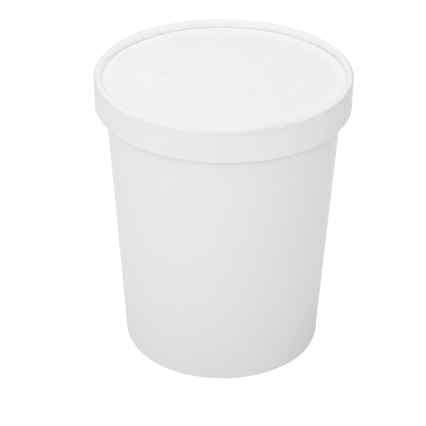 Karat Paper Food Container Lids, 32 oz, 115 mm — 500 ct — product photo 7