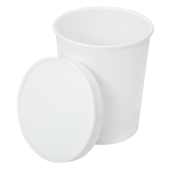 Karat Paper Food Container Lids, 32 oz, 115 mm — 500 ct — product photo 8