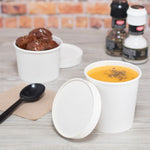 Karat Paper Food Container Lids, 96 mm — 1,000 ct