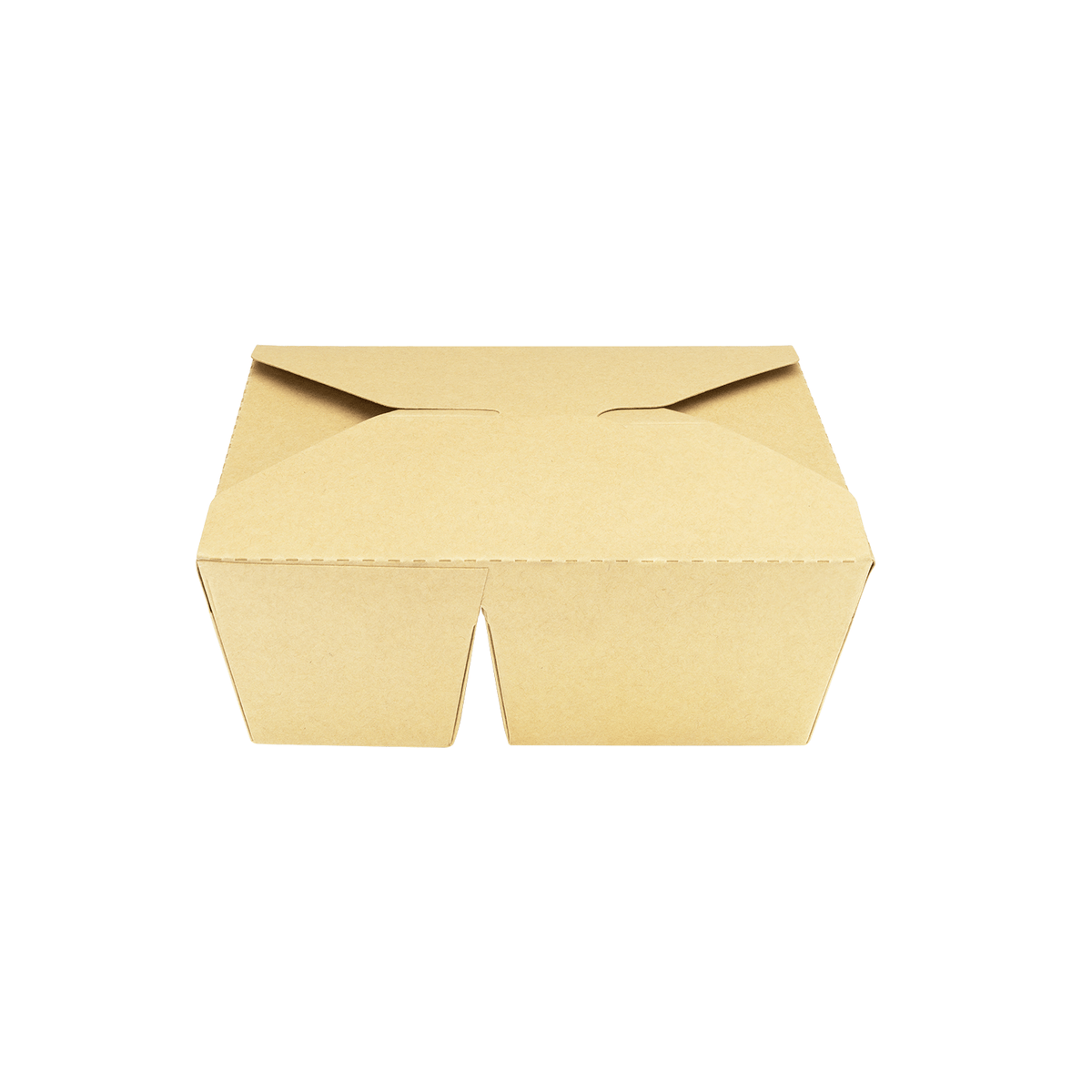 Karat Paper Take-Out Boxes, 2-Compartment, 48 fl. oz, Kraft — 200 ct — product photo 2