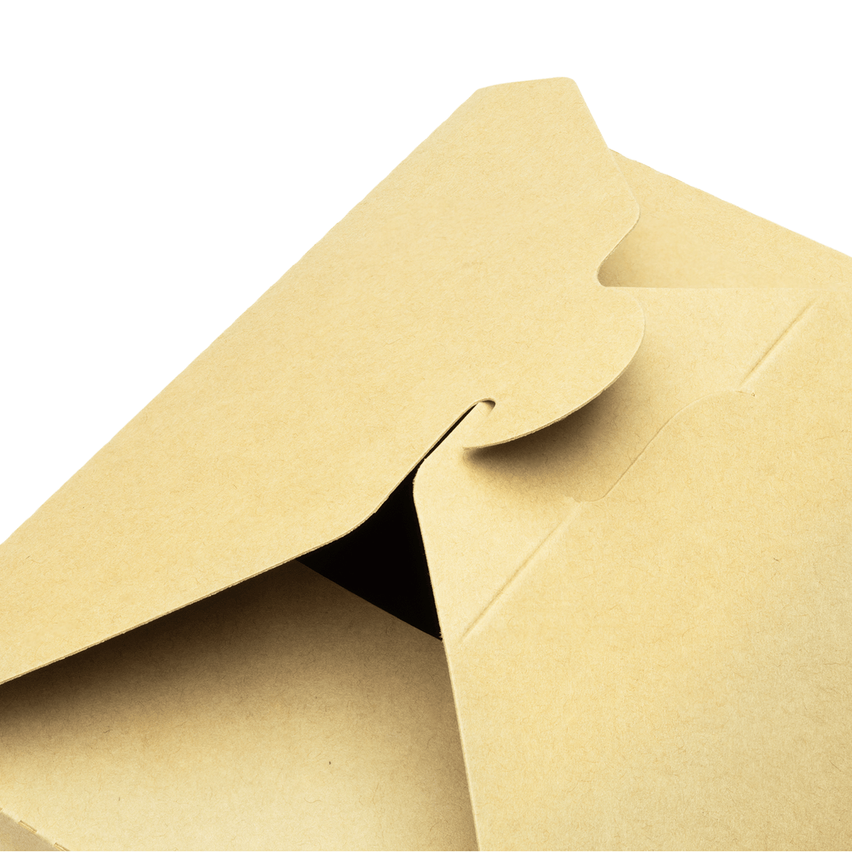 Karat Paper Take-Out Boxes, 2-Compartment, 76 fl. oz, Kraft — 200 ct — product photo 7