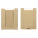 Karat Pastry Paper Bag with Window — 1000 ct — 6.5” x 8.7”