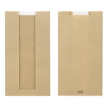 Karat Pastry Paper Bag with Window — 1000 ct — 7.3” x 13.8”