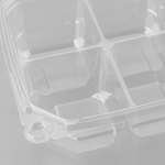 Karat PET Tamper Resistant Grab N' Go Container, 4-Compartment — 300 ct — product photo 6