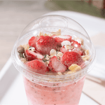 Karat Plastic Cup Dome Lids, 98 mm, RPET, Clear — 1,000 ct