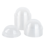 Karat Plastic Dome Cup Lids, PET, No Hole, 90 mm — 1,000 ct — product photo 3