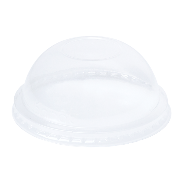 Karat Plastic Dome Cup Lids, PET, No Hole, 90 mm — 1,000 ct — product photo 5