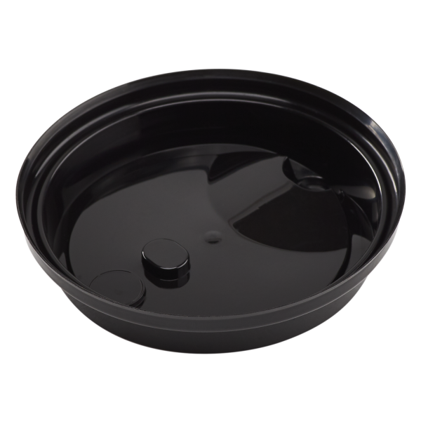 Karat Plastic Dome Sip Lids, 90 mm, For 16/24 oz Tall Premium PP Cups, Black — 1,000 ct — product photo 5