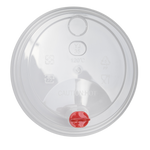 Karat Plastic Dome Sip Lids, 90 mm, For 16/24 oz Tall Premium PP Cups, Clear — 1,000 ct — product photo 6