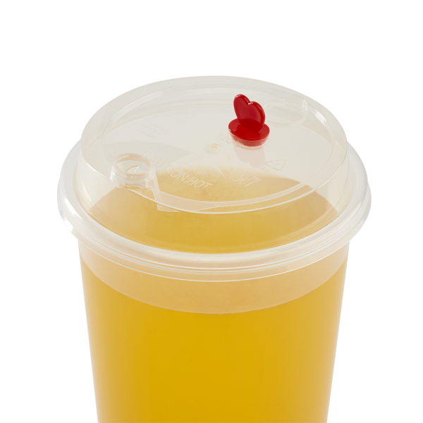 Karat Plastic Dome Sip Lids, 90 mm, For 16/24 oz Tall Premium PP Cups, Clear — 1,000 ct — product photo 7