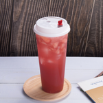 Karat Plastic Dome Sip Lids, 90 mm, For 16/24 oz Tall Premium PP Cups, White — 1,000 ct — product photo 4
