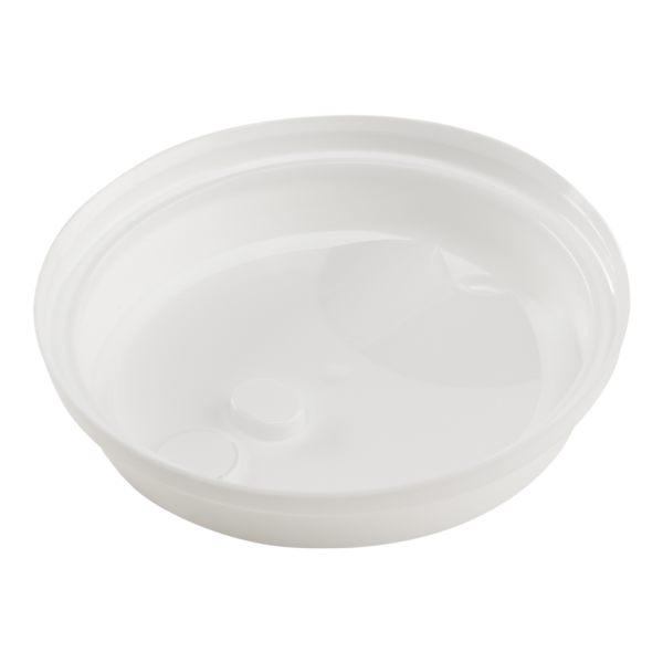 Karat Plastic Dome Sip Lids, 90 mm, For 16/24 oz Tall Premium PP Cups, White — 1,000 ct — product photo 5
