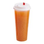 Karat Plastic Dome Sip Lids, 90 mm, For 16/24 oz Tall Premium PP Cups, White — 1,000 ct — product photo 8