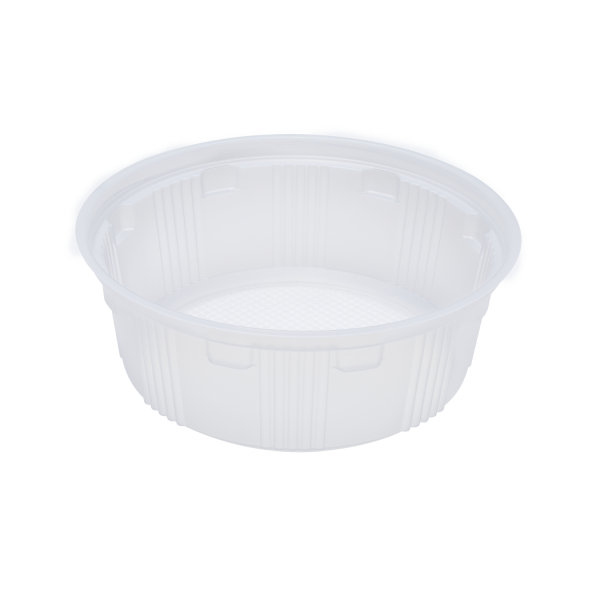 Karat Plastic Inserts, 18 oz, PP, for 24-32 oz Paper Food Containers, 139 mm — 600 ct — product photo 2