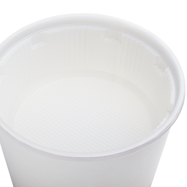 Karat Plastic Inserts, 18 oz, PP, for 24-32 oz Paper Food Containers, 139 mm — 600 ct — product photo 7