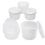 Karat Plastic Inserts, 18 oz, PP, for 24-32 oz Paper Food Containers, 139 mm — 600 ct — product photo 9