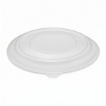 Karat PP Lid for 32 & 48 oz PP Round Microwaveable Container, Translucent — 150 ct — product photo 2