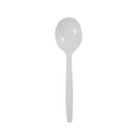 Karat PP Plastic Premium Extra Heavy Soup Spoon, White — 1,000 ct — product photo 2