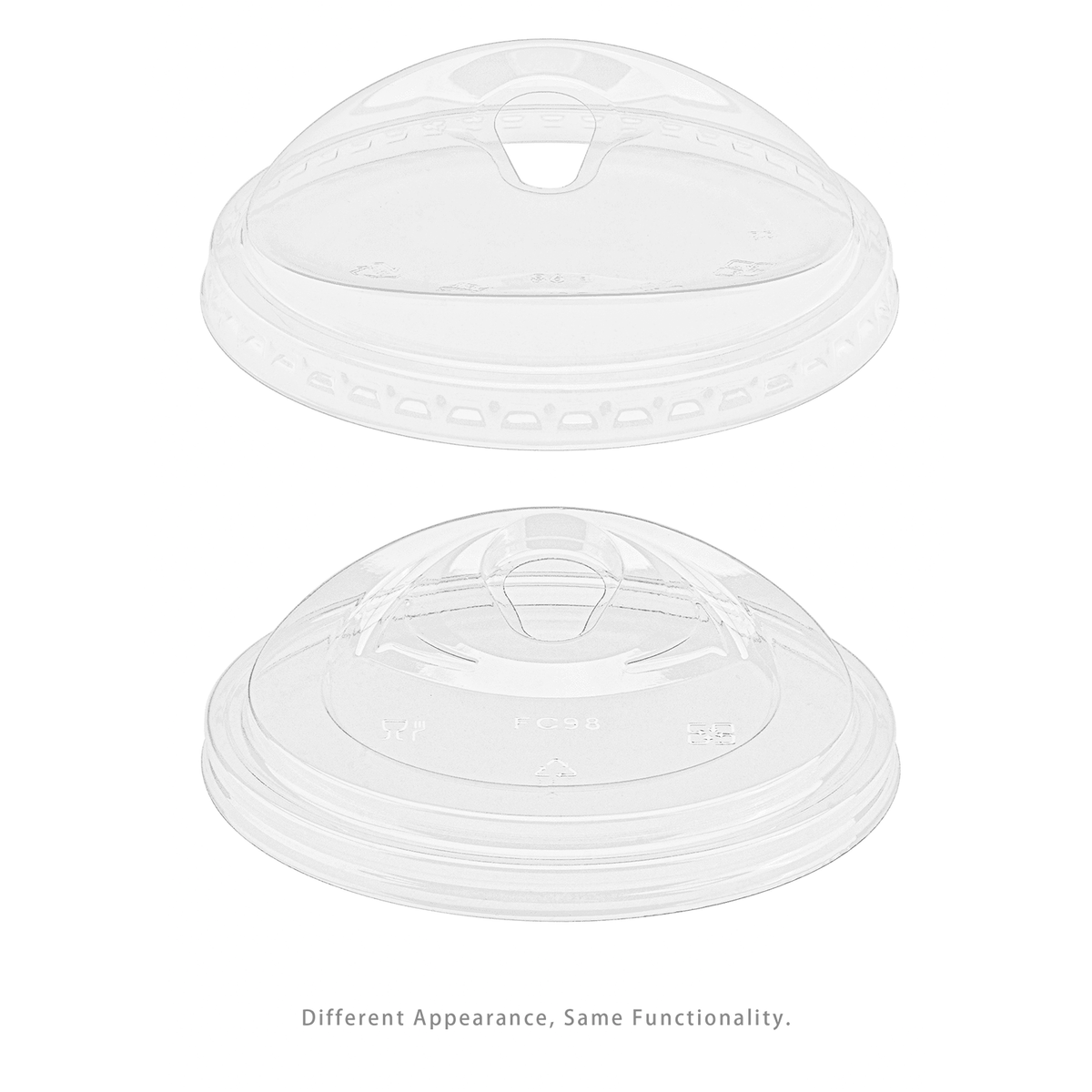 Karat Strawless Sipper Lids, PET, 98 mm, Clear, No Cap — 1,000 ct — product photo 7