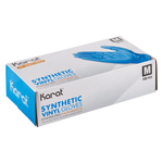 Karat Synthetic Vinyl Gloves, Latex-Free, Powder-Free, Blue, Medium — 1,000 ct — product photo 4