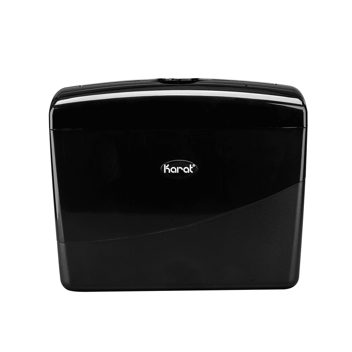 Karat Tall Fold Napkin Dispenser, Tabletop/Suction, Black — 1 unit — product photo 2