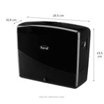 Karat Tall Fold Napkin Dispenser, Tabletop/Suction, Black — 1 unit — product photo 5
