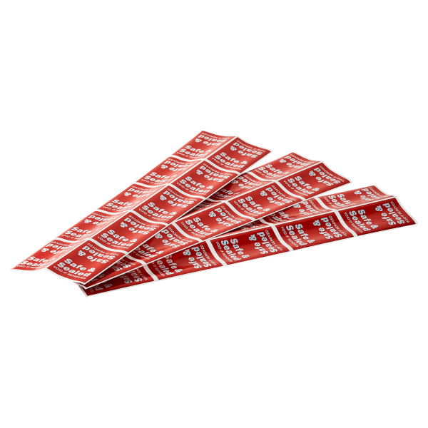 Karat Tamper Evident Labels (1 1/2” x 2 1/3”) — 2,500 ct — product photo 3
