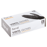 Karat Vinyl Gloves, Latex-Free, Powder-Free, Black, Large — 1,000 ct — product photo 3