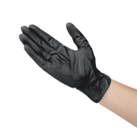 Karat Vinyl Gloves, Latex-Free, Powder-Free, Black, Medium — 1,000 ct — product photo 2