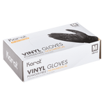 Karat Vinyl Gloves, Latex-Free, Powder-Free, Black, Medium — 1,000 ct — product photo 3