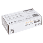 Karat Vinyl Gloves, Latex-Free, Powder-Free, Black, Medium — 1,000 ct — product photo 5