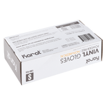 Karat Vinyl Gloves, Latex-Free, Powder-Free, Black, Small — 1,000 ct — product photo 5