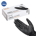 Karat Vinyl Gloves, Latex-Free, Powder-Free, Black, X-Large — 1,000 ct