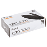 Karat Vinyl Gloves, Latex-Free, Powder-Free, Black, X-Large — 1,000 ct — product photo 3