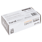 Karat Vinyl Gloves, Latex-Free, Powder-Free, Black, X-Large — 1,000 ct — product photo 4