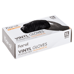 Karat Vinyl Gloves, Latex-Free, Powder-Free, Black, X-Large — 1,000 ct — product photo 5