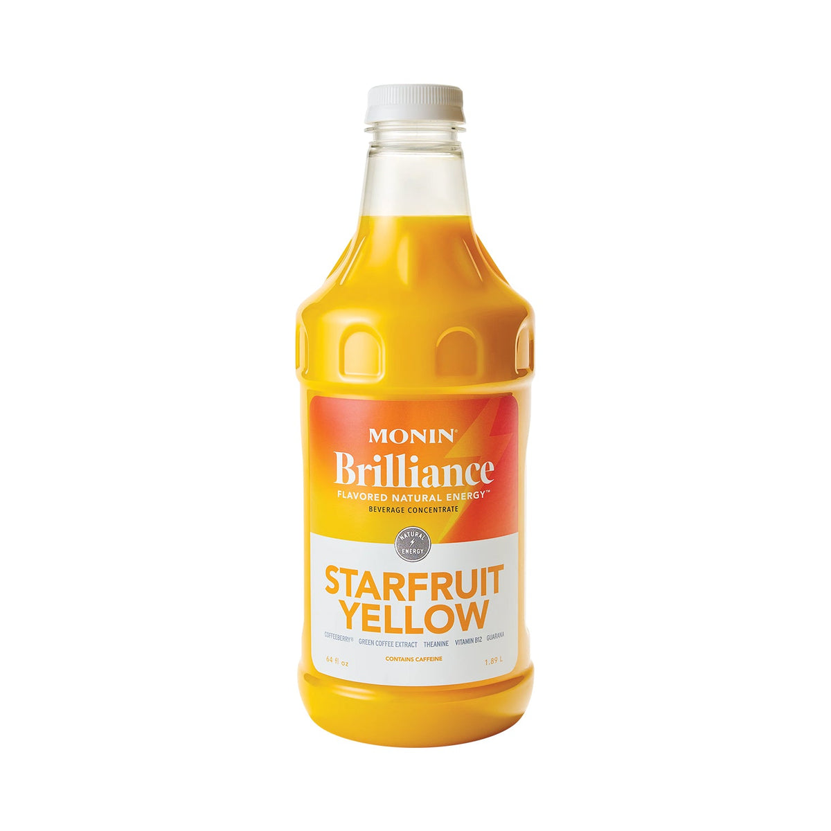Monin Brilliance Starfruit Yellow Natural Energy — Bottle (64oz)