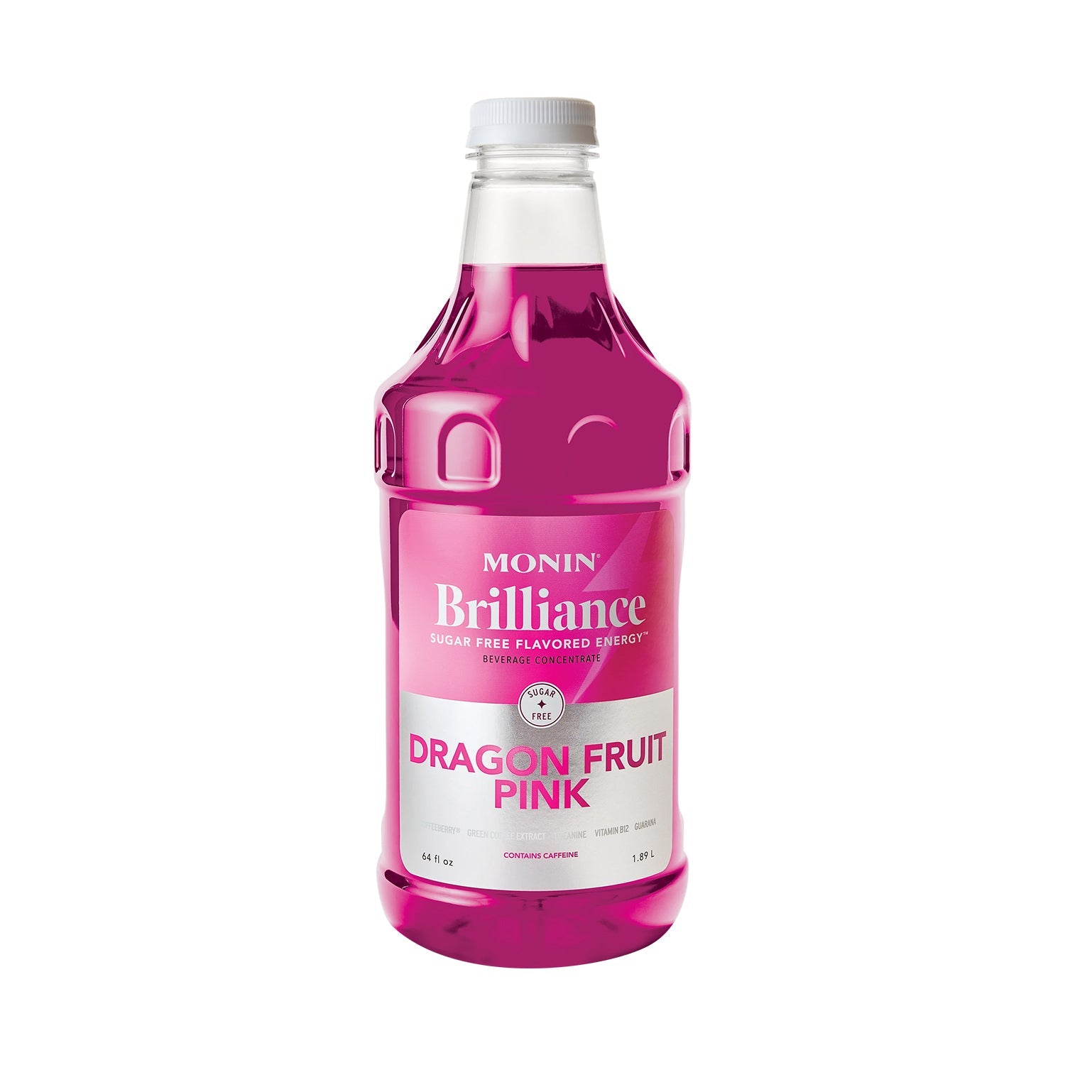 Monin Brilliance Sugar Free Dragon Fruit Pink Energy — Bottle