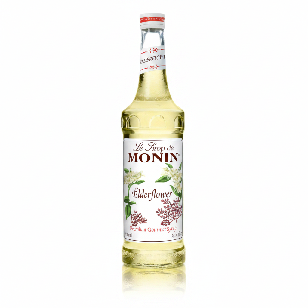 Monin Elderflower Syrup — Bottle (750mL)