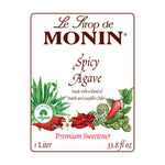 Monin Spicy Agave Sweetener — Bottle (1L) — product photo 2