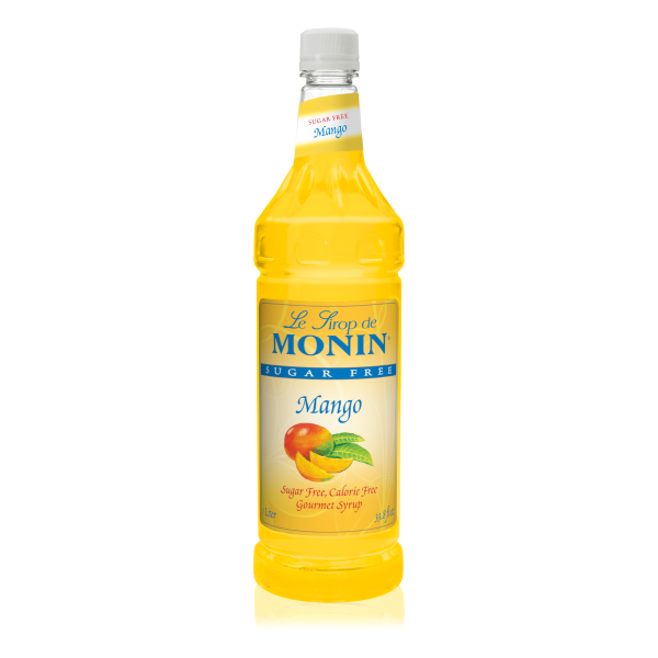 Monin Sugar Free Mango Syrup — Bottle (1L)