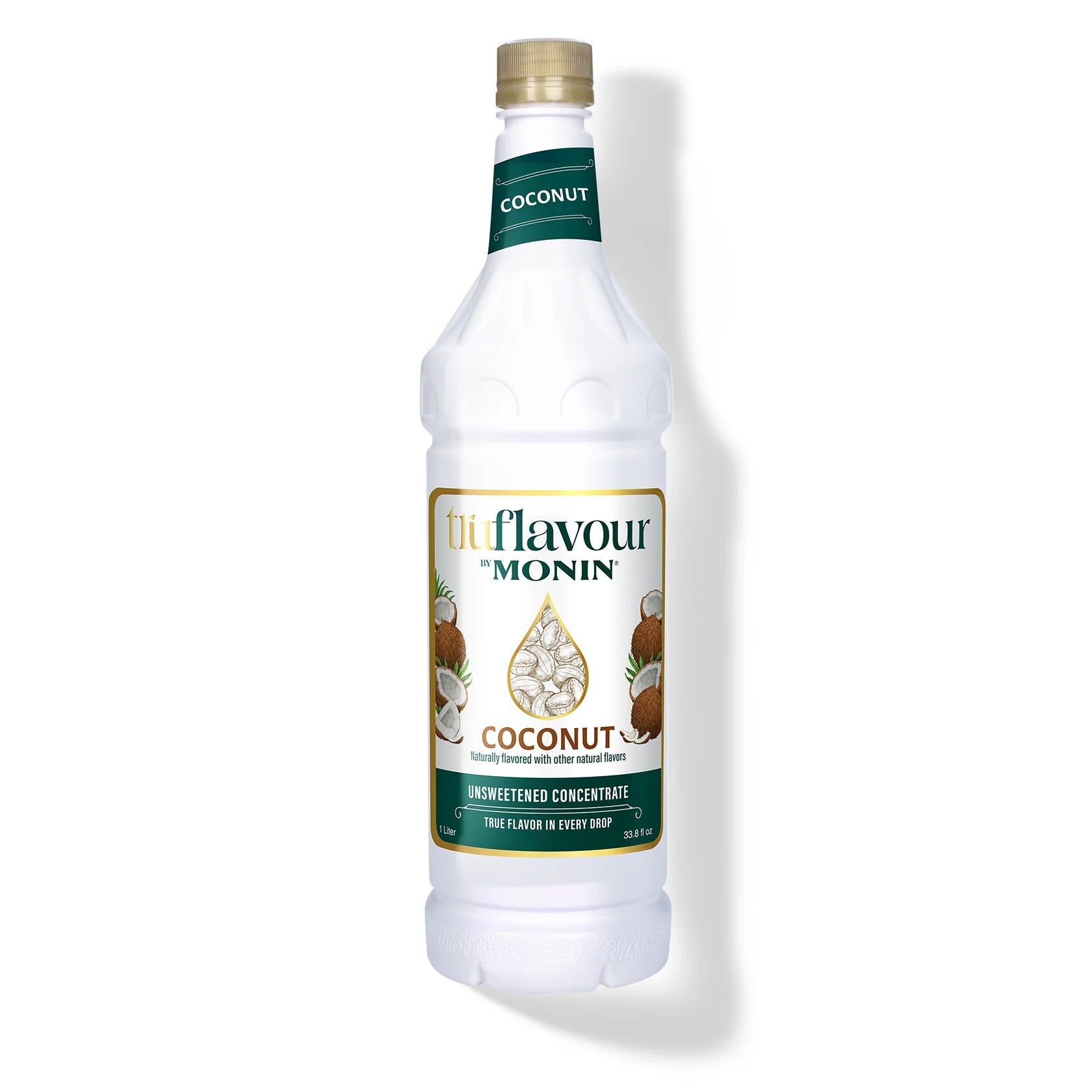 Monin TruFlavour Unsweetened Coconut Concentrate — Bottle (1.0 L)
