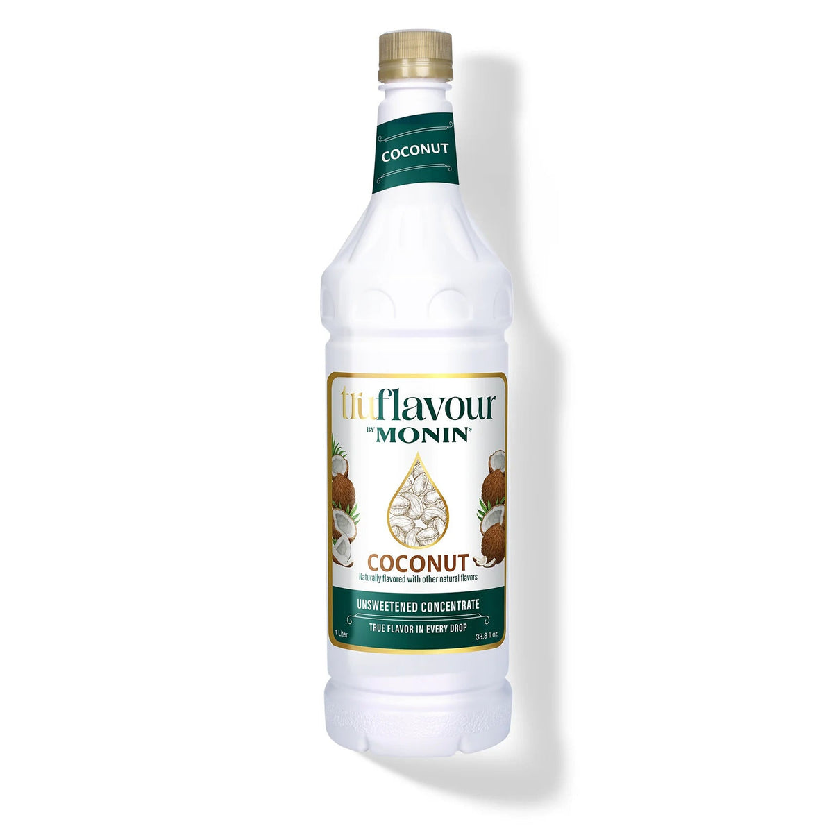 Monin TruFlavour Unsweetened Coconut Concentrate — Bottle (1.0 L)