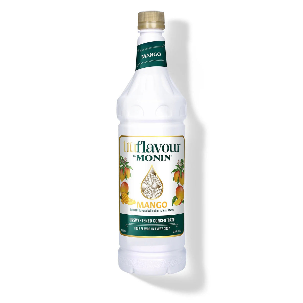 Monin TruFlavour Unsweetened Mango Concentrate — Bottle (1.0 L)