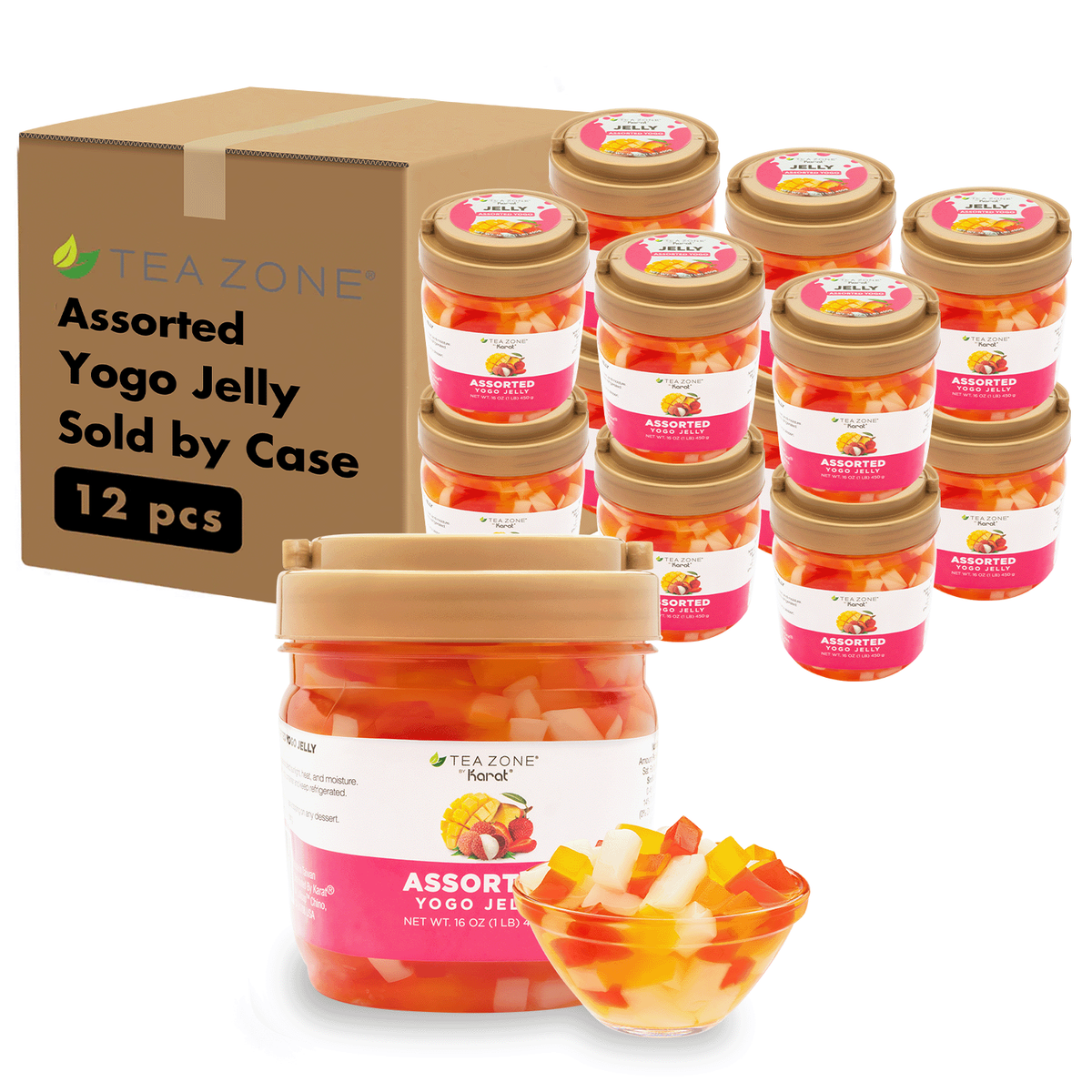 Tea Zone Assorted Yogo Jelly — Jar (1 lb) — product photo 9