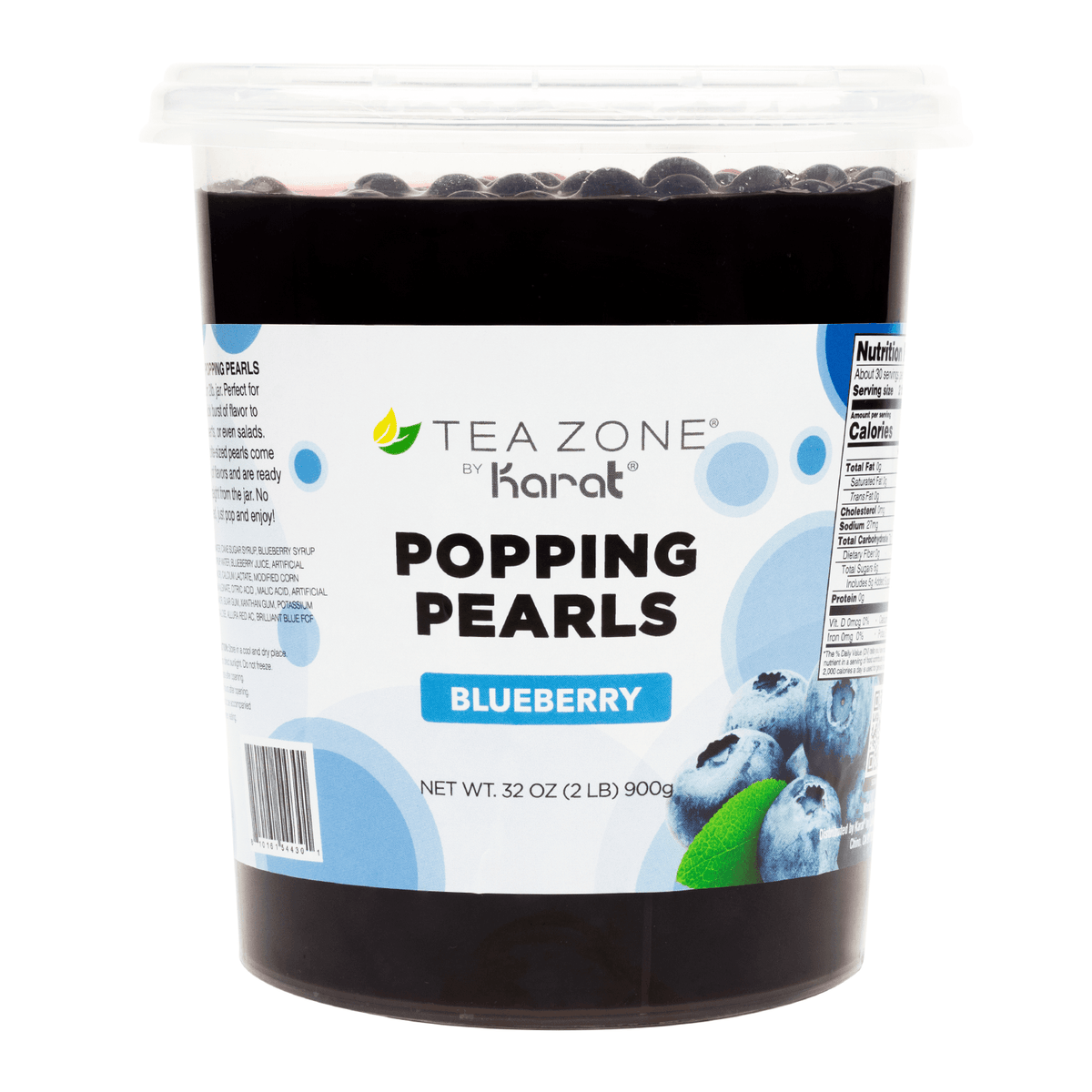 Tea Zone Blueberry POPPING PEARLS (2 lb each) — 12 Jars — product photo 8