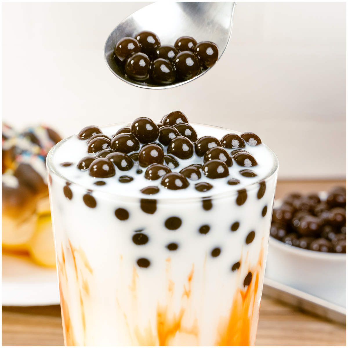 Tea Zone Brown Sugar POPPING PEARLS — Jar (7 lbs) — product photo 3