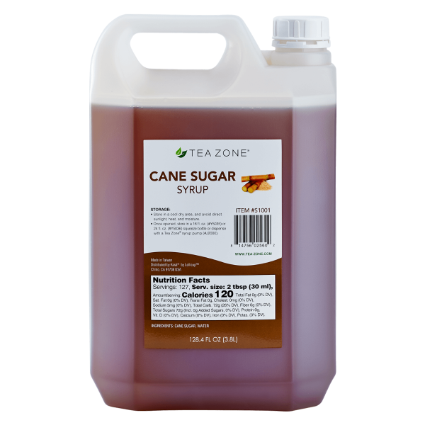 Tea Zone Cane Sugar Syrup — Bottle (3.8L)