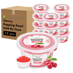 Tea Zone Cherry POPPING PEARLS (1 lb each) — 12 Jars