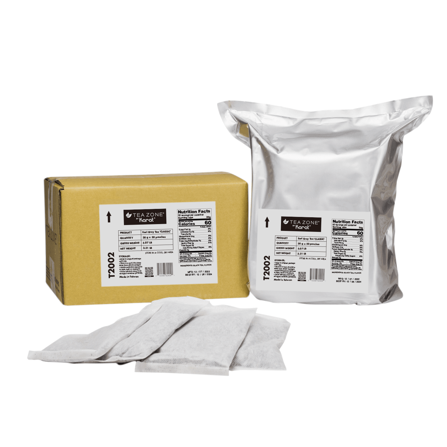 Tea Zone Classic Earl Grey Tea — Case of 50 bags